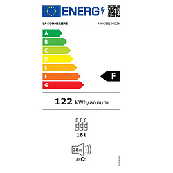 Cave à vin de vieillissement 181 bouteilles double zone - APOGEE190DZN - LA SOMMELIÈRE