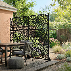 Brise-vue métallique firenze ML-Design 90x180cm pas cher