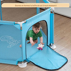 Twinky Parc Avec 50 Balles Océan, Parc D'éveil Pour Bébés (Bleu) pas cher
