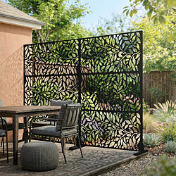 Brise-vue métallique firenze ML-Design 120x180cm pas cher