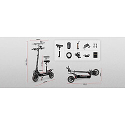 Avis Trottinette électrique BOYUEDA Q7 Pro,Double moteurs 3200W,Vitesse 70km/h,batterie 52V19Ah