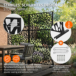 Avis Brise-vue métallique firenze ML-Design 90x180cm