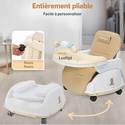 Twinky Ensemble Chaise Haute Et Poussette 2 En 1 (Marron) pas cher