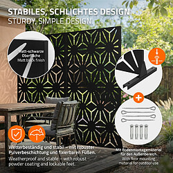 Avis Brise-vue métallique torino ML-Design 90x180cm