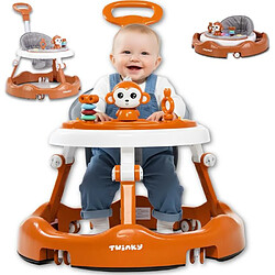 Twinky Trotteur Avec Tapis De Sol (Marron)