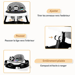 Acheter Twinky Trotteur Avec Tapis De Sol (Noir)