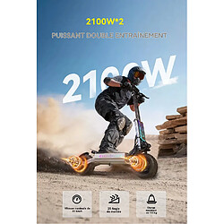 Acheter Trottinette Electrique Pliable OOTD T90- Moteur 4200W(2100W+2100W) - Batterie 60V 31.2Ah
