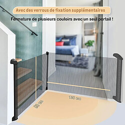 Avis Twinky Barrière D'escalier Roulante 80 X 130 Cm Noire