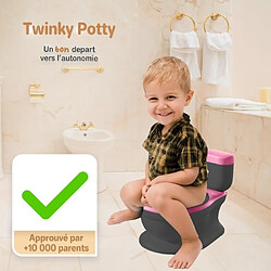 Avis Twinky Pote Et Toilettes Enfant 3 En 1 Noir Et Rose