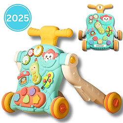 Twinky Trotteur Pour Bébé Avec Planche D'éveil (Bleu)