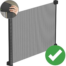 Twinky Barrière D'escalier Roulante 80 X 130 Cm Noire