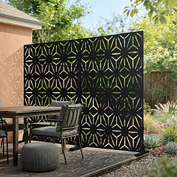 Brise-vue métallique torino ML-Design 120x180cm pas cher