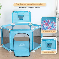 Avis Twinky Parc Avec 50 Balles Océan, Parc D'éveil Pour Bébés (Bleu)
