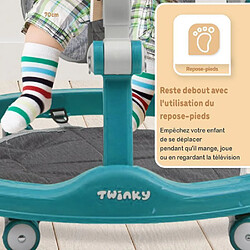 Avis Twinky Trotteur Pour Bébé Avec Tapis D'éveil Et Tapis De Sol (Bleu Azur)
