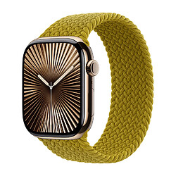 Bracelet Solo tressé pour Apple Watch | 44/45/46/49 mm - Taille 7 - Chartreuse
