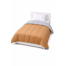 Mortreux Couette Bicolore Gris clair/Sable - Tempérée 140x200 - 12979-8