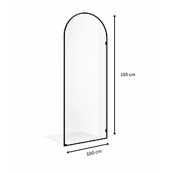 Acheter Otitec Paroi de douche italienne Arco - 100 x 195 cm - Cintrée