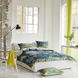 Avis DESIGNERS GUILD Taie d'oreiller en Percale de coton - 65 x 65 cm - Bleu