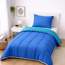 Mortreux Couette Bleu / Vert d'eau - Légère - 1 personne - 13220-8