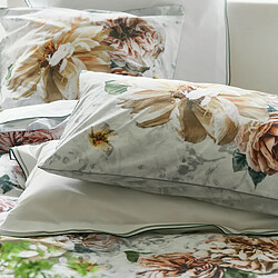 Avis Designers Guild Taie d'oreiller imprimée en percale de coton, PAHARI TUBEROSE