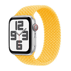 Bracelet Solo tressé pour Apple Watch | 44/45/46/49 mm - Taille 4 - Sunshine
