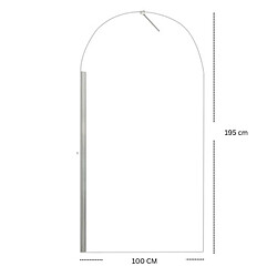 Avis Otitec Paroi de douche italienne SIENA Clear - 100 x 195 cm