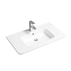 OTITEC Vasque à encastrer rectangulaire - 80 x 46 cm - Blanc brillant - ORIS 800