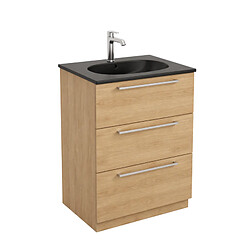 Avis OTITEC Vasque à encastrer ovale - 60 x 46 cm - Noir mat - CLEA