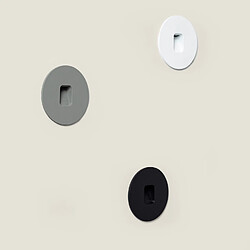 Ledkia Balise Extérieure LED 2W Encastrable Murale Ronde Olite 2700K Blanc Blanc chaud