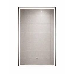 OTITEC Miroir LED rectangulaire - 50 x 70 cm - Éclairage LED en façade - NÉRIA
