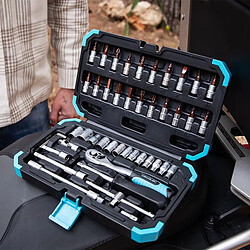 Boîte à outils Cecotec KRK 2200 Acier Acier au chrome vanadium 46 Pièces