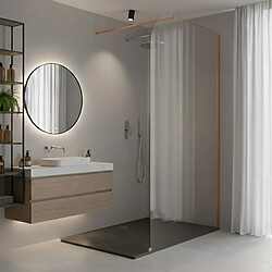 Avis Otitec Paroi de douche italienne LUCIA Clear - 100 x 195 cm - Droite