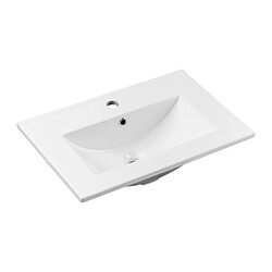 OTITEC Vasque à encastrer rectangulaire - 60 x 39 cm - Blanc brillant - AUREA