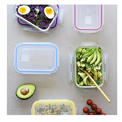 Acheter 5 boîtes rectangulaires batch cooking - PKV-5SRB - PEBBLY