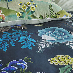 Acheter DESIGNERS GUILD Taie d'oreiller en Percale de coton - 65 x 65 cm - Bleu