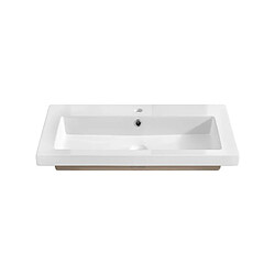 Avis OTITEC Vasque à encastrer rectangulaire - 60 x 46 cm - Blanc brillant - LIVO