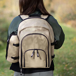 Livoo Sac à dos isotherme Beige 4 personnes