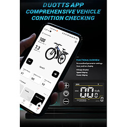 Avis Vélo Électrique Duotts C29K ,Double Batterie 15AH+22.5AH , Moteur 750W, Vitesse Max 50km/h