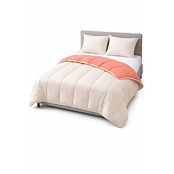 Mortreux Couette Beige/Corail Mi-saison - 2 personnes - 12981-3