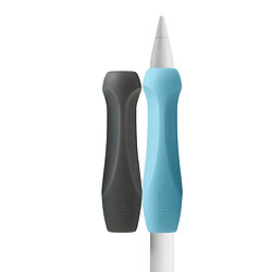 Paperlike Lot de 2 Embouts Ergonomiques en Silicone pour Apple Pencil Bleu