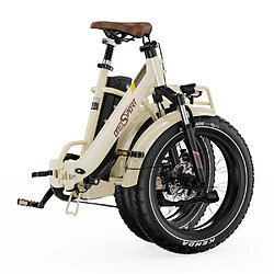 Onesport OT16 Max Vélo électrique 20" Motuer 500W 48V 18AH Beige pas cher