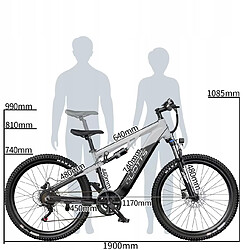 VTT Électrique DUOTTS E29 - Moteur 720W - Batterie 48V 13.5Ah Amovible - Autonomie 90km - pas cher