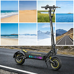 Trottinette Électrique Pliable OOTD T10 PRO,Double Moteur 2600W,Batterie Amovible 23.4AH