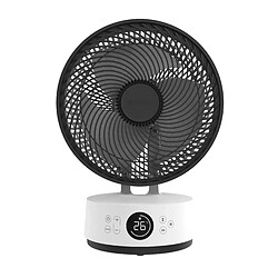 Ventilateur table MeacoFan Sefte 10 blanc, silencieux, sans balais, telecommande
