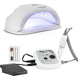 Kit Manucure Lampe UV LED 180 W et Ponceuse Excellent Pro Master 45 W