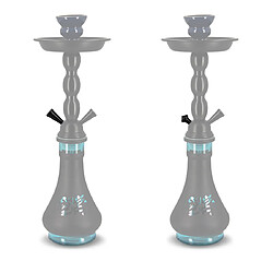 Acheter Pack Chicha Midnight Blue avec Charbon, Plaque de chauffe et Foyer silicone