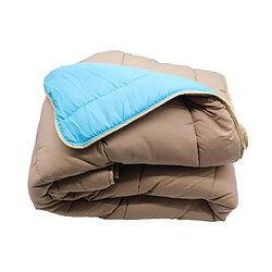 Avis Mortreux Couette Bicolore Bleu Ciel/Sable - Mi-saison - 240x260 - 12984-6