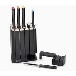 Jeu de couteaux multicolores Elevate Joseph Joseph SlimBlock avec affûteur 5 pièces