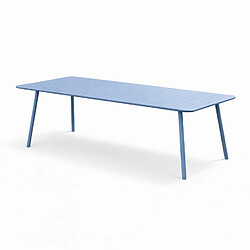 Concept Usine Table de jardin 8-10 places 200cm bleu BERGAME