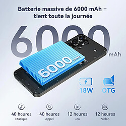 OUKITEL C68 Plus Telephone Portable, 24Go+512Go, 7.2" HD & 1.81" Smartphone Android 15 pas cher